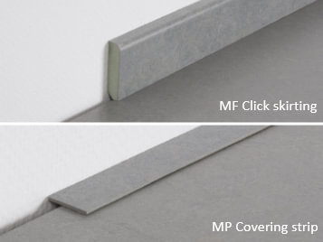 Marmoleum Click linolyum Süpürgelik