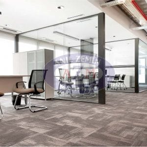 ak inşaat ofis tessera karo halı uygulaması 2