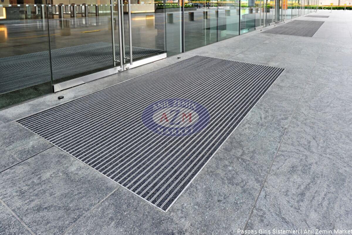 AZM pearl drehbare Tür, feuchtigkeitsabsorbierende Aluminiumtürmatte