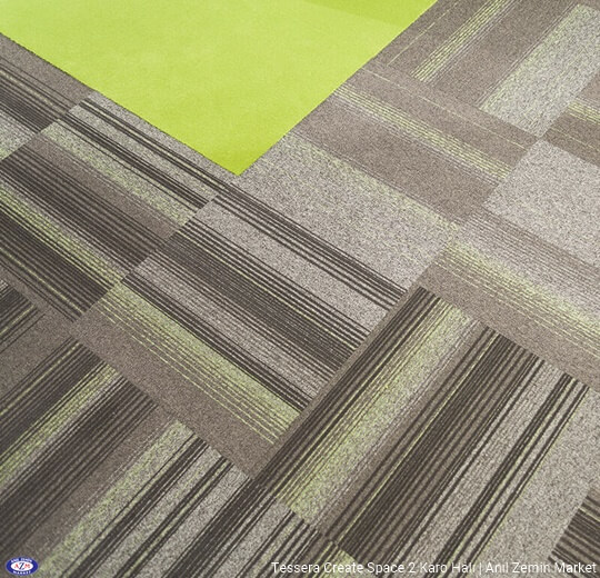 Tessera create space 2 polyamid 50x50 Karo Halı - ofis halısı 4
