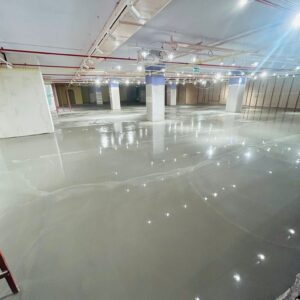 Çetinkaya AVM 500 m2 lik alanın tesviye şapı