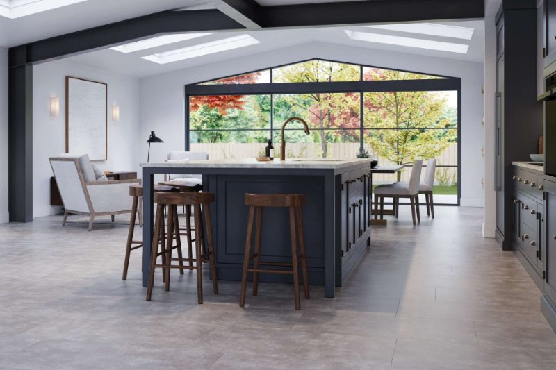 Altro Ensemble LVT vinil zemin kaplama beton desenli