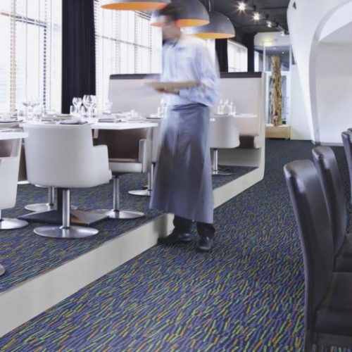 çizgili leke tutmayan antibakteriyel resturant halısı