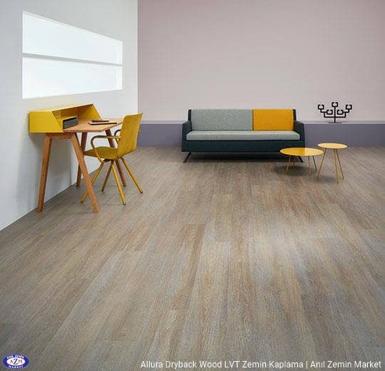 Allura Dryback Wood Ahşap desenli LVT zemin kaplama 60293DR7-60293DR5 steamed oak1