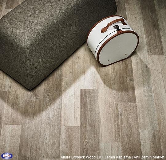 Allura Dryback Wood Ahşap desenli LVT zemin kaplama 60350DR7-60350DR5 white autumn oak