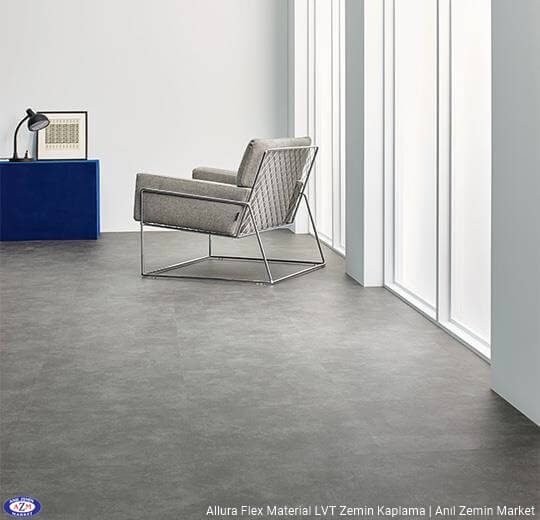 Allura Flex Material doğal beton desenli esnek vinil LVT zemin kaplama 62522FL1-62522FL5 natural concrete1