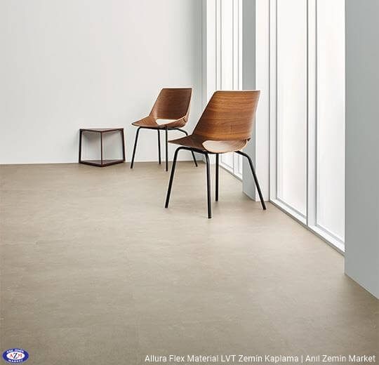 Allura Flex Material tekstil desenli esnek vinil LVT zemin kaplama 63438FL1-63438FL5 taupe texture1