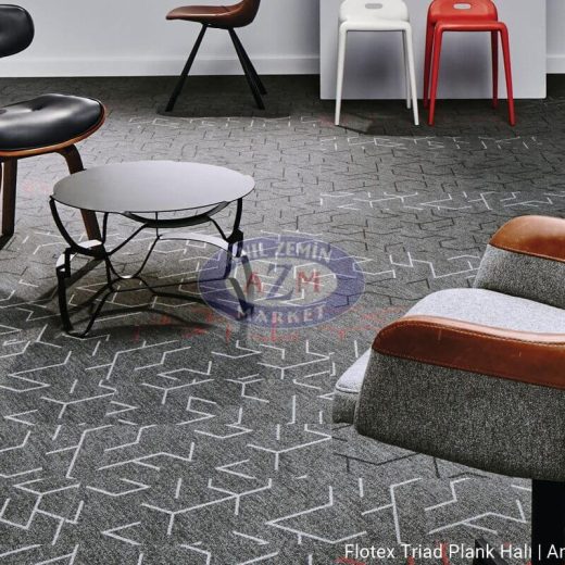 flotex triad plank karo halı uygulama görseli 5131005-131006-131011