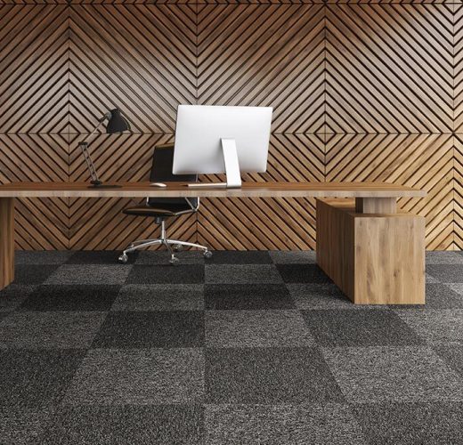 Tessera Struktur 1 50x50 cm polyamid karo halı 3707 JARN uygulama