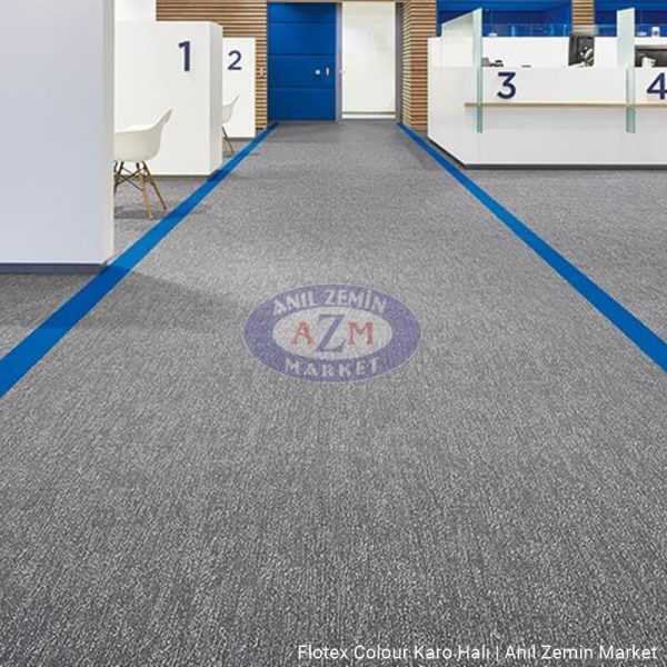 flotex colour karo halı uygulama görseli - t545022 Canyon limestone