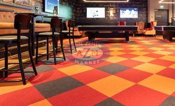 flotex colour metro karo halı uygulama görseli